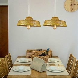 1 Head Of The Americange Museum Kreativ Bambus Stråhatt Lys Enkel