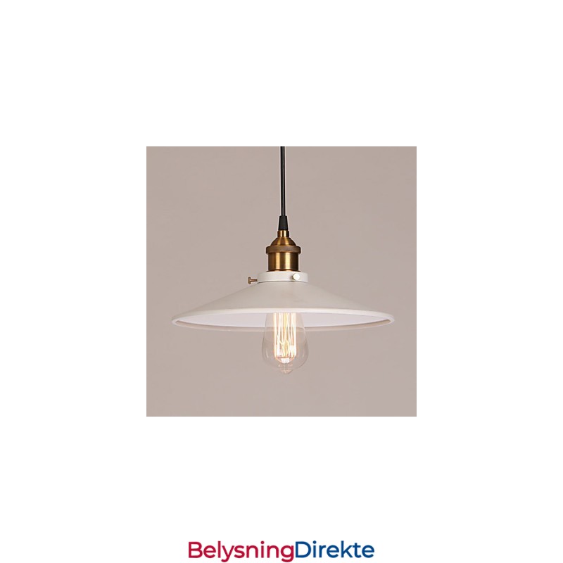 Vintage Maleri Metall Pendellampe