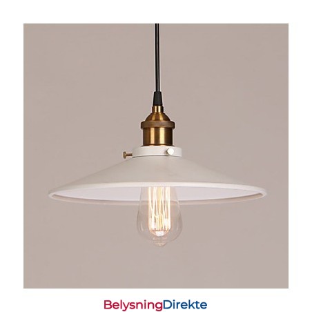 Vintage Maleri Metall Pendellampe