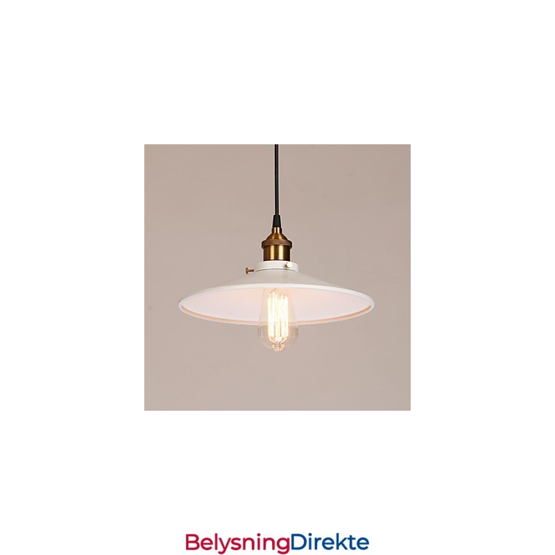 Vintage Maleri Metall Pendellampe