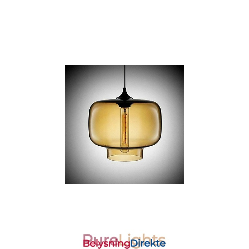 Flaskedesign Pendellampe Med 1 Lys, Konsis Jernmaling