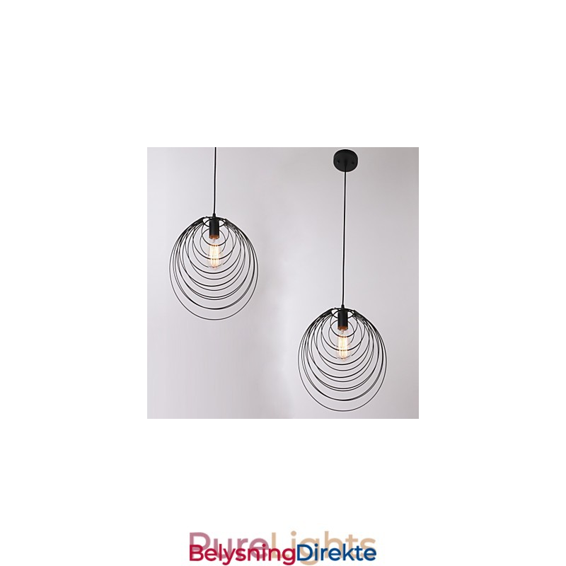 Pendellamper I Ministil, Rustikk Hyttestil, Retro, Landlig Garasje, Metall