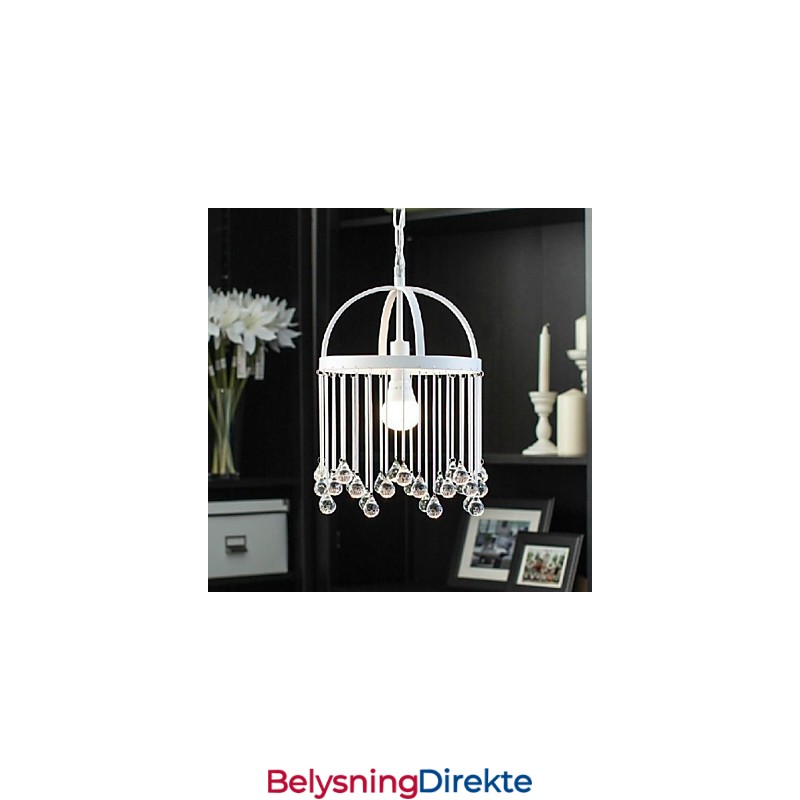 Moderne Samtids Tradisjonell Klassisk Krystall Mini-Style Maleri Metall Pendellampe