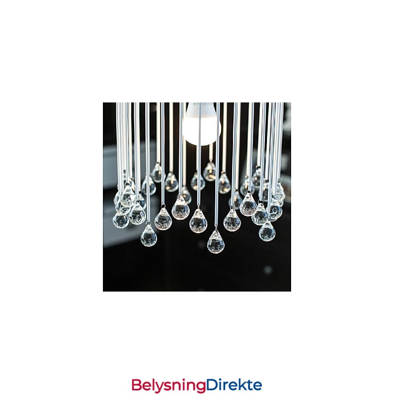 Moderne Samtids Tradisjonell Klassisk Krystall Mini-Style Maleri Metall Pendellampe