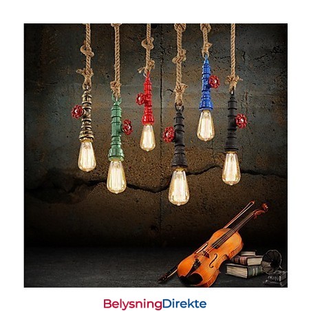 Amerikansk Retro-Lampe Industriell Vind