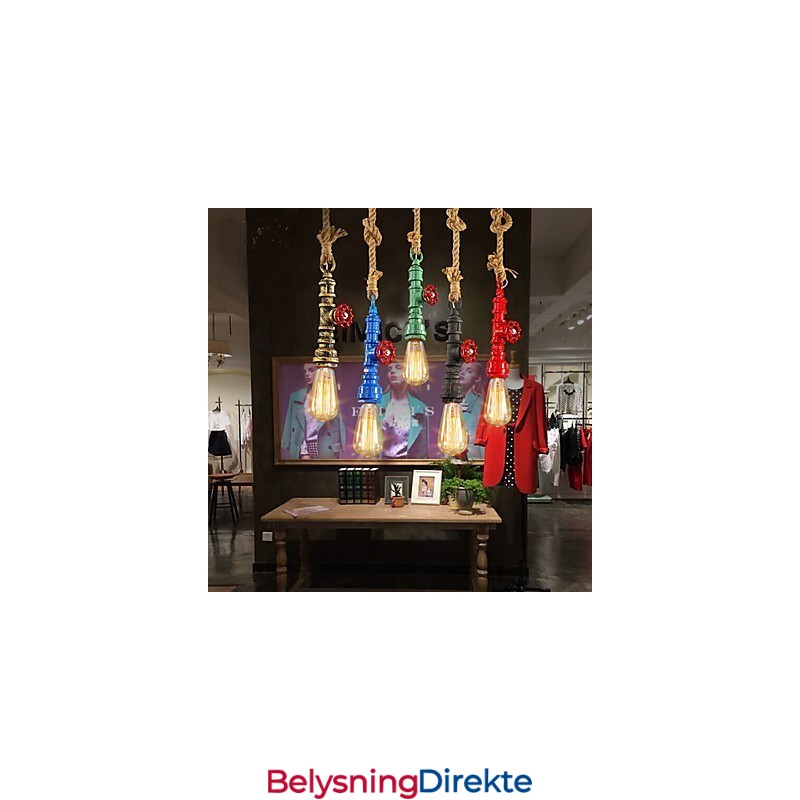 Amerikansk Retro-Lampe Industriell Vind