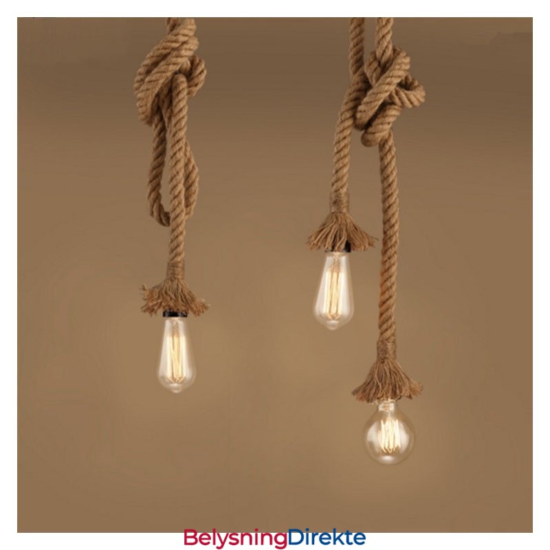 1 Lys Diy Kunst Hamptaulys Kreativ Hamptaulysekrone Lang 100 Cm Send 1 Pære