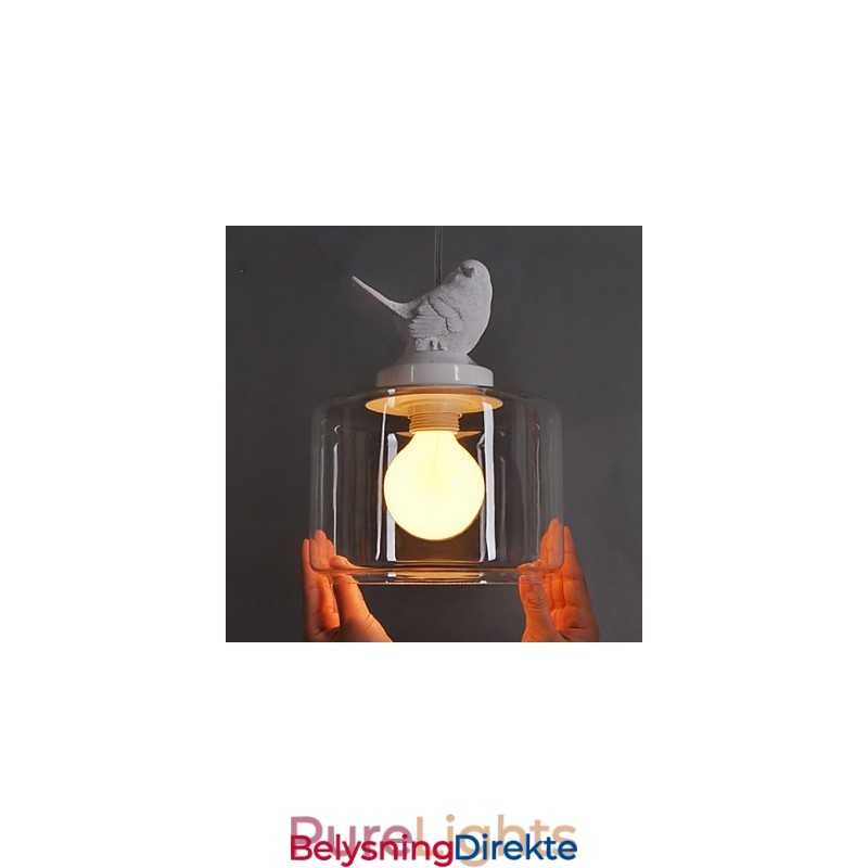 Moderne Glassanhengslampe Enkle Anhengslamper Kafe-Anhengslampe