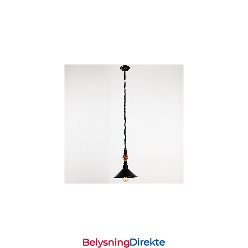 Vannrør Retro Plating 1 Lys Maleri Pendel