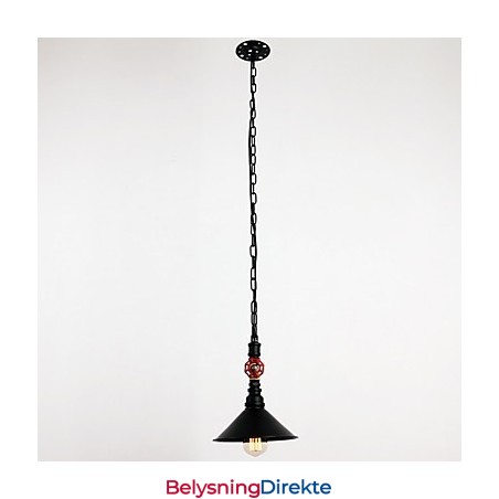 Vannrør Retro Plating 1 Lys Maleri Pendel