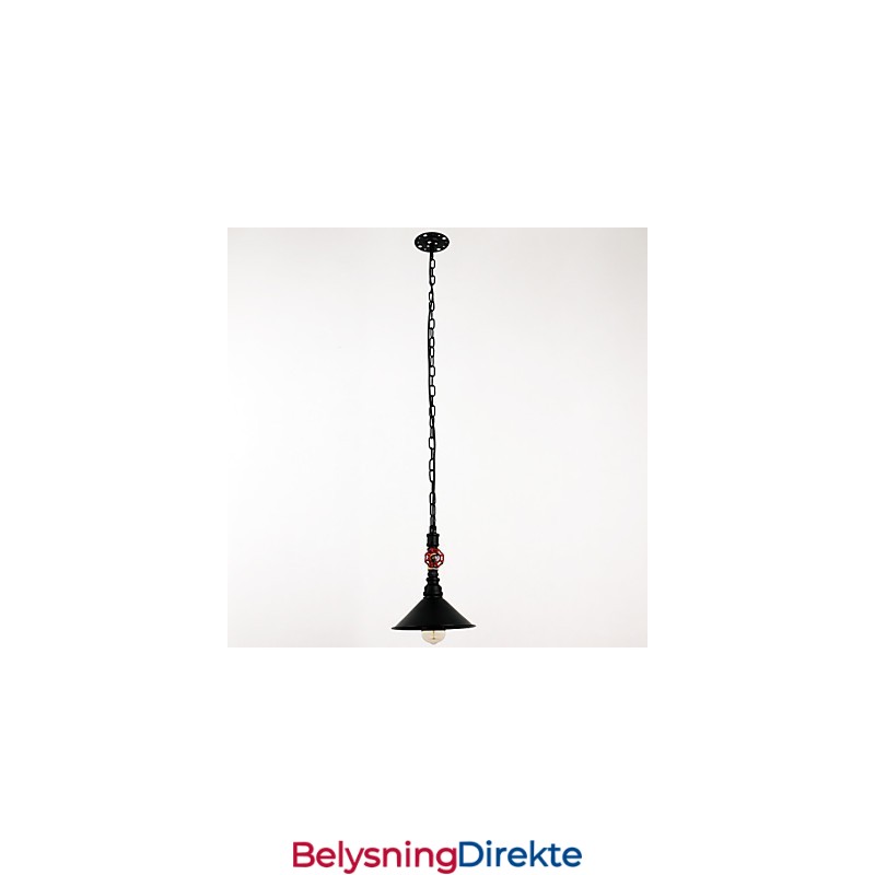 Vannrør Retro Plating 1 Lys Maleri Pendel