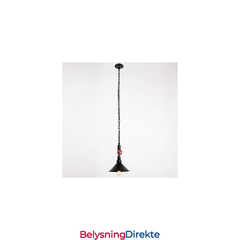 Vannrør Retro Plating 1 Lys Maleri Pendel