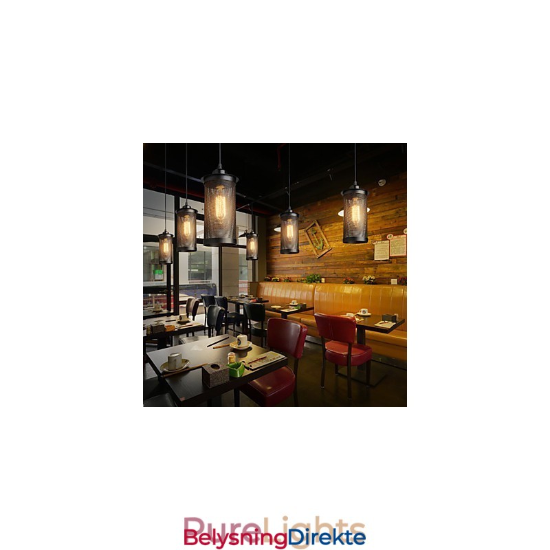 Kreativ Metallnett-Anhengslampe Enkle Anhengslamper Kafe-Anhengslampe