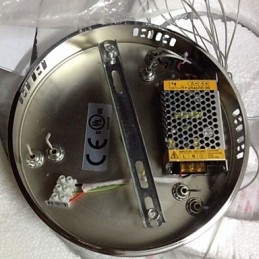 Dimmbar Krystallanhengslampe Moderne Sirkulær Lysekronebelysningslamper Kjølig Hvit Rund Taklampe Med Fjernkontroll