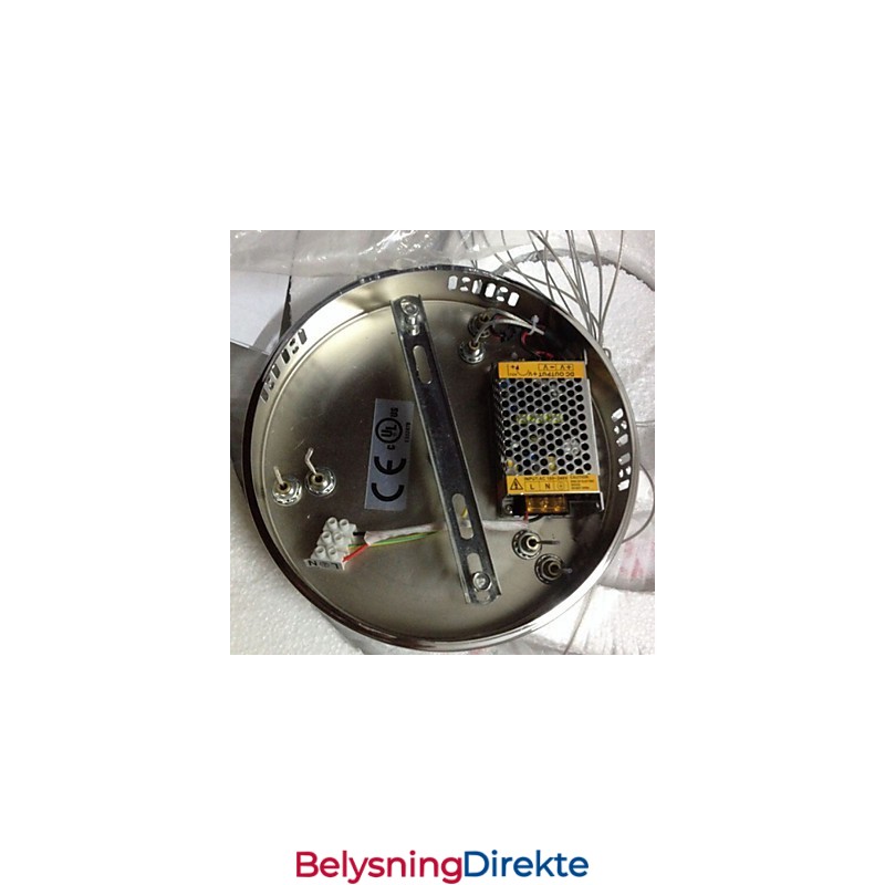 Dimmbar Krystallanhengslampe Moderne Sirkulær Lysekronebelysningslamper Kjølig Hvit Rund Taklampe Med Fjernkontroll