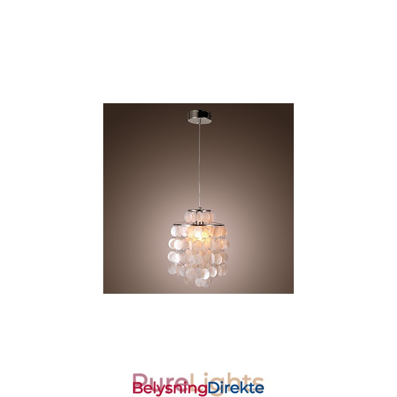 Moderne, Moderne Pendellampe I Ministil I Krom