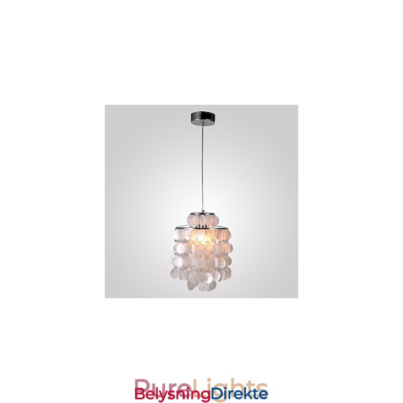 Moderne, Moderne Pendellampe I Ministil I Krom