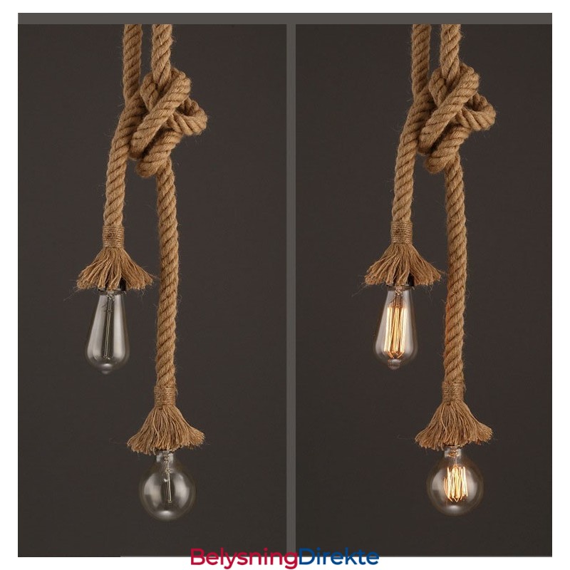 1 Lys Diy Kunst Hamptaulys Kreativ Hamptaulysekrone Lang 100 Cm Send 1 Pære