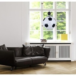 Moderne, Samtidskunstnerisk Anhengslampe I Krom I Metall