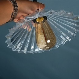 Moderne Glassanhengslampe Enkle Anhengslamper Kafe-Anhengslampe