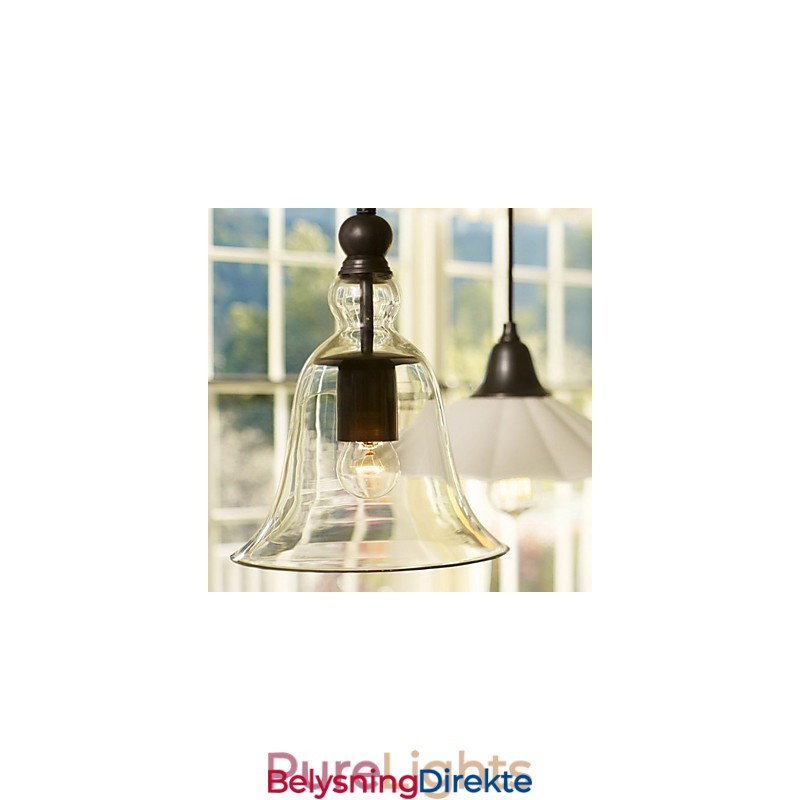 Tradisjonell Klassisk Vintage-Pendellampe I Ministil Med Skål