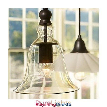Tradisjonell Klassisk Vintage-Pendellampe I Ministil Med Skål