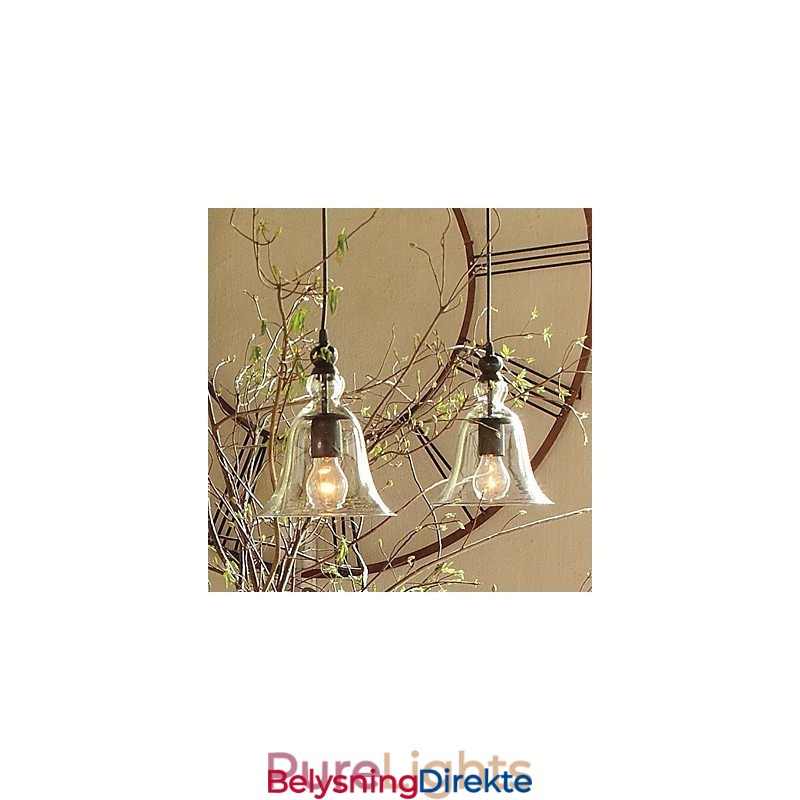 Tradisjonell Klassisk Vintage-Pendellampe I Ministil Med Skål