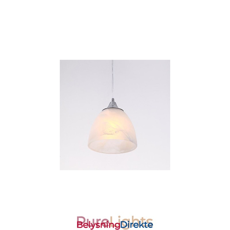 Moderne Vinkopp Avlang Baldakin Pendellampe Med Tre Lys