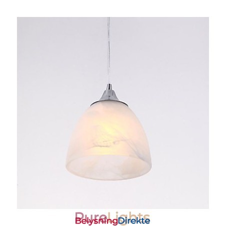 Moderne Vinkopp Avlang Baldakin Pendellampe Med Tre Lys