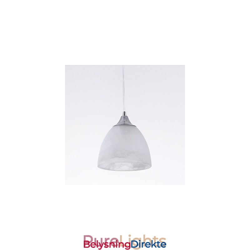 Moderne Vinkopp Avlang Baldakin Pendellampe Med Tre Lys