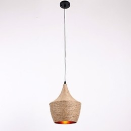 Tau-Anhengslampe I Ministil I Landlig Stil