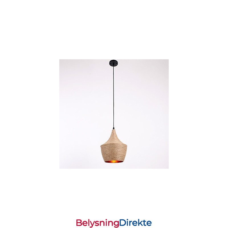 Tau-Anhengslampe I Ministil I Landlig Stil