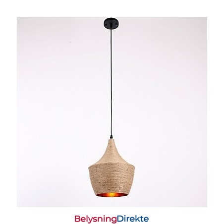 Tau-Anhengslampe I Ministil I Landlig Stil