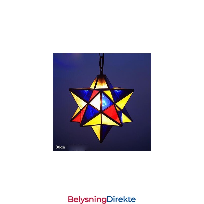 30 Cm Kunstnerisk Individualitet Kreativ Veranda Moderne Stjerner Droplight Lampe