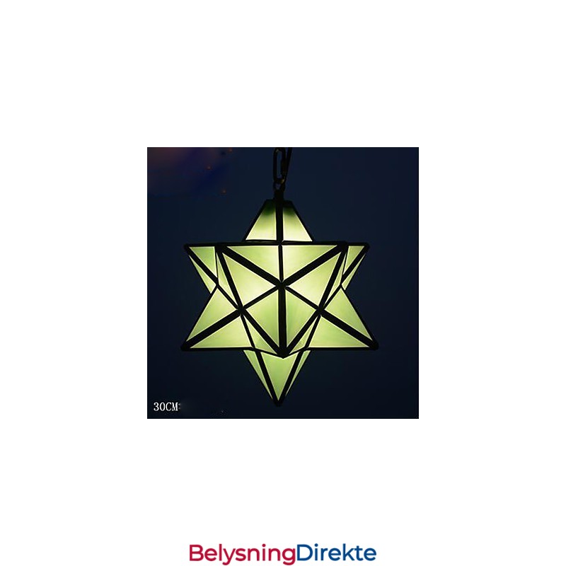 30 Cm Kunstnerisk Individualitet Kreativ Veranda Moderne Stjerner Droplight Lampe