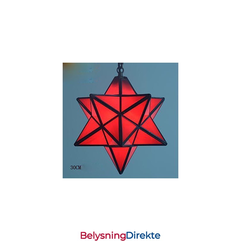 30 Cm Kunstnerisk Individualitet Kreativ Veranda Moderne Stjerner Droplight Lampe