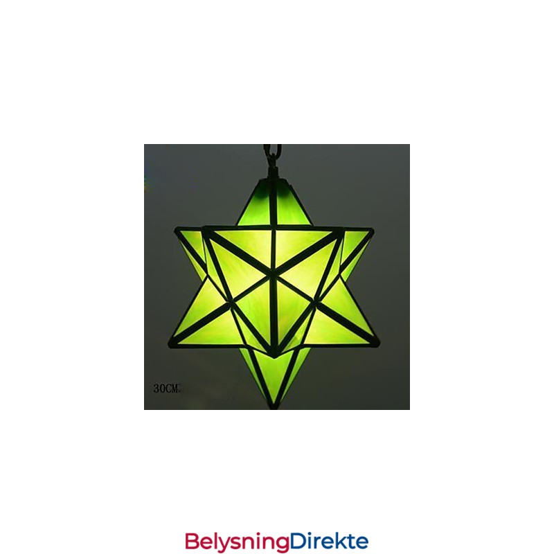 30 Cm Kunstnerisk Individualitet Kreativ Veranda Moderne Stjerner Droplight Lampe