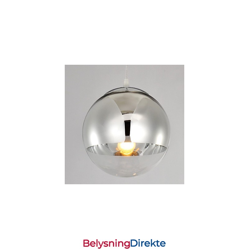 Pendellampe Med 1 Lyspære I Kuleform