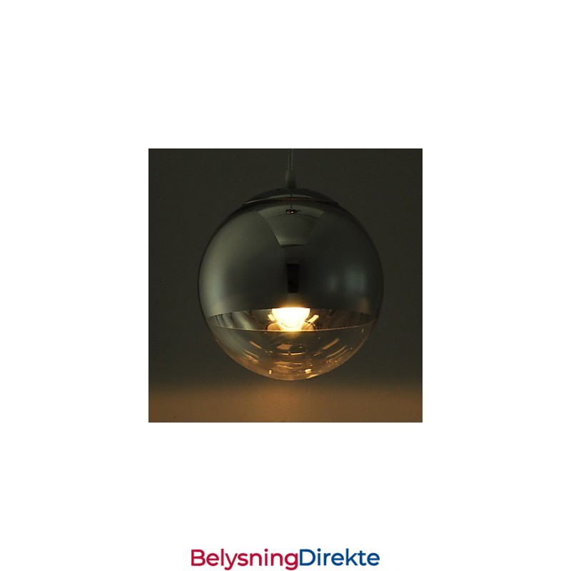 Pendellampe Med 1 Lyspære I Kuleform