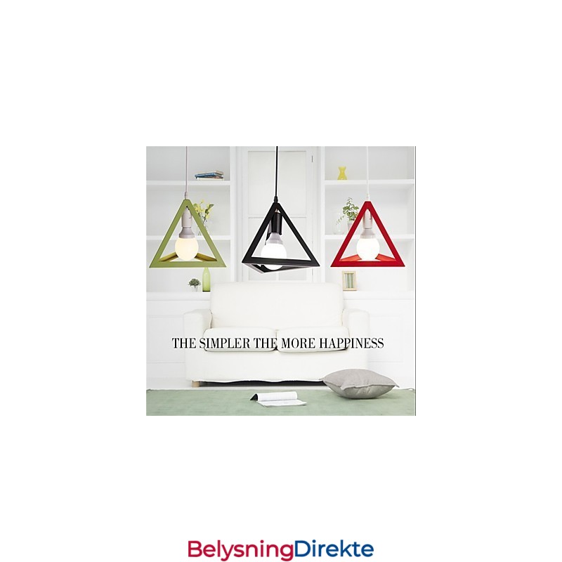 Amerikansk Retro Fugleburformet Jernkunstlysekrone