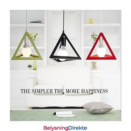 Amerikansk Retro Fugleburformet Jernkunstlysekrone