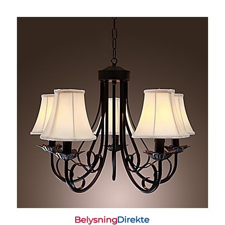 Tradisjonell Klassisk Antikk Messinglysekrone