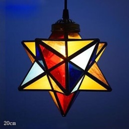 Kunstnerisk Individualitet Kreativ Veranda Moderne Stjerner Droplight-Lampe