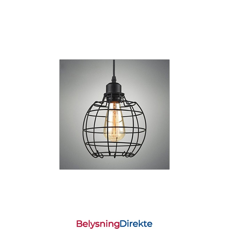 Edison Pendellampe Lysekrone Med Wirebur Hengende Taklampeskjerm