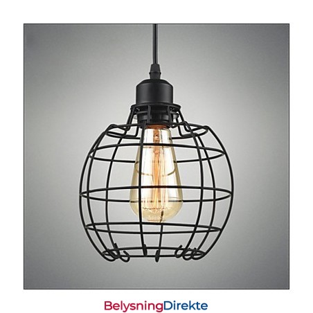 Edison Pendellampe Lysekrone Med Wirebur Hengende Taklampeskjerm