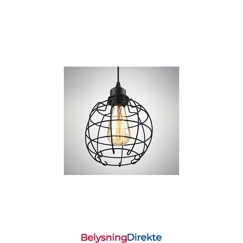 Edison Pendellampe Lysekrone Med Wirebur Hengende Taklampeskjerm