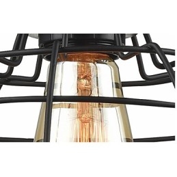 Edison Pendellampe Lysekrone Med Wirebur Hengende Taklampeskjerm