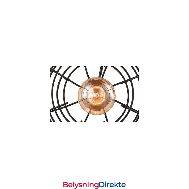 Edison Pendellampe Lysekrone Med Wirebur Hengende Taklampeskjerm