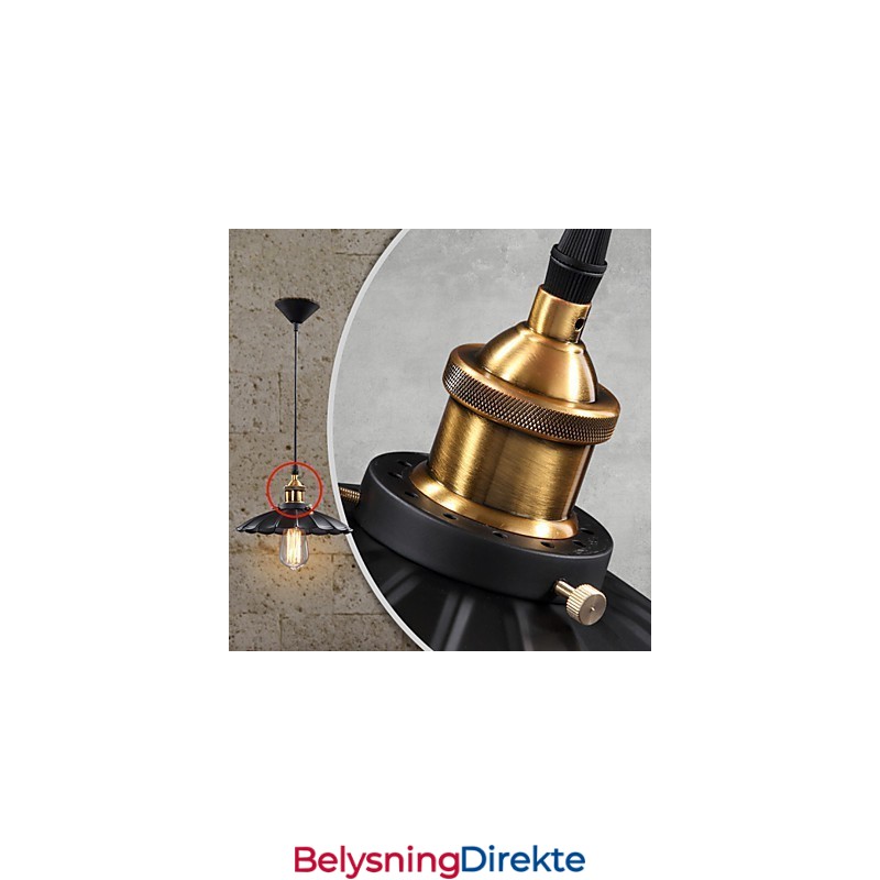 Retro Klassisk Europeisk Stil Pendellampe Metall Kunst Droplight