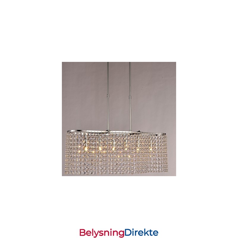 Moderne Og Moderne Krystallgalvanisert Pendellampe